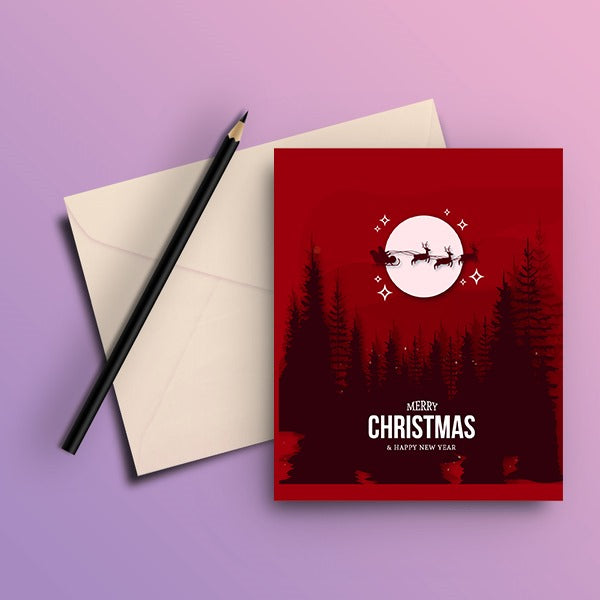 Merry Christmas Greeting Card