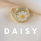 Daisy Signet Ring