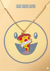 True Love Pizza Necklace