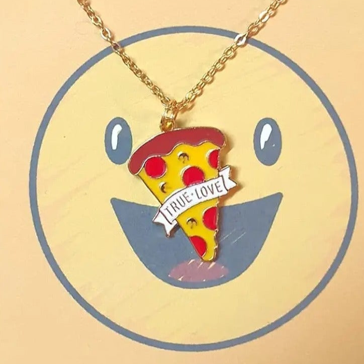 True Love Pizza Necklace