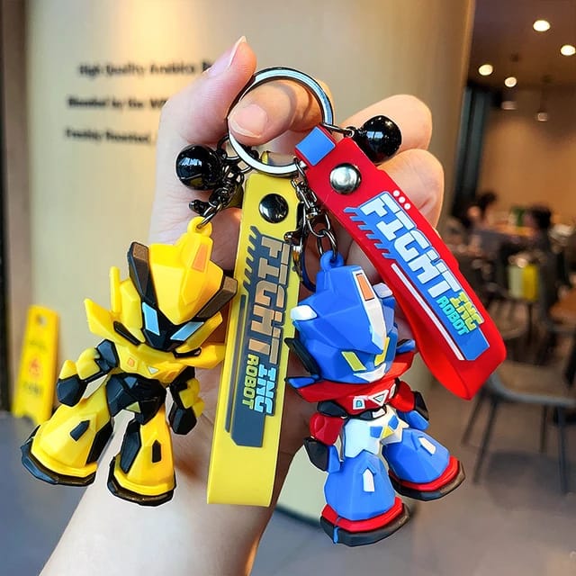 Transformers 3D Silicon Keychains With Bagcharm And Strap ( Choose from Drop Down Menu)