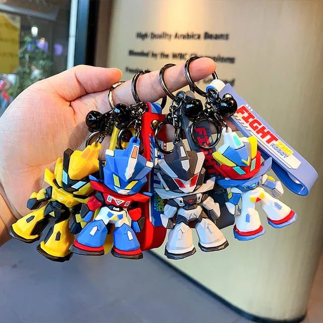 Transformers 3D Silicon Keychains With Bagcharm And Strap ( Choose from Drop Down Menu)