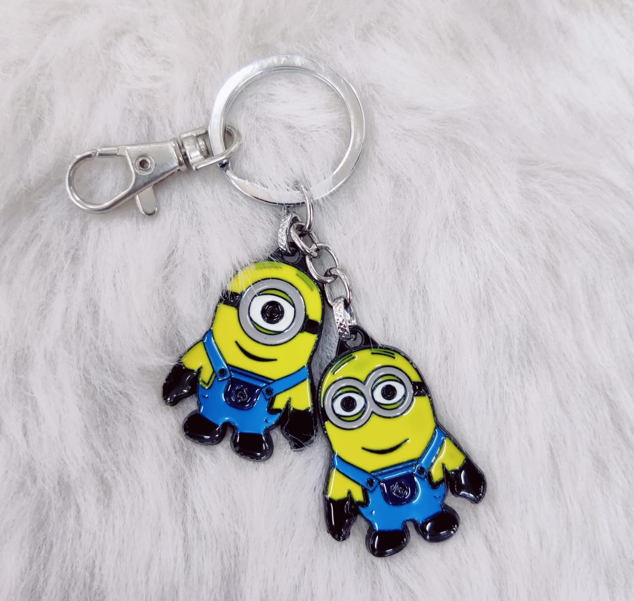 Minion 2-In-1 Keychain With Bagcharm