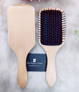 Personalised Name Initial Wooden Hair Brush (No Cod Allowed On This Product) - Prepaid Orders Only