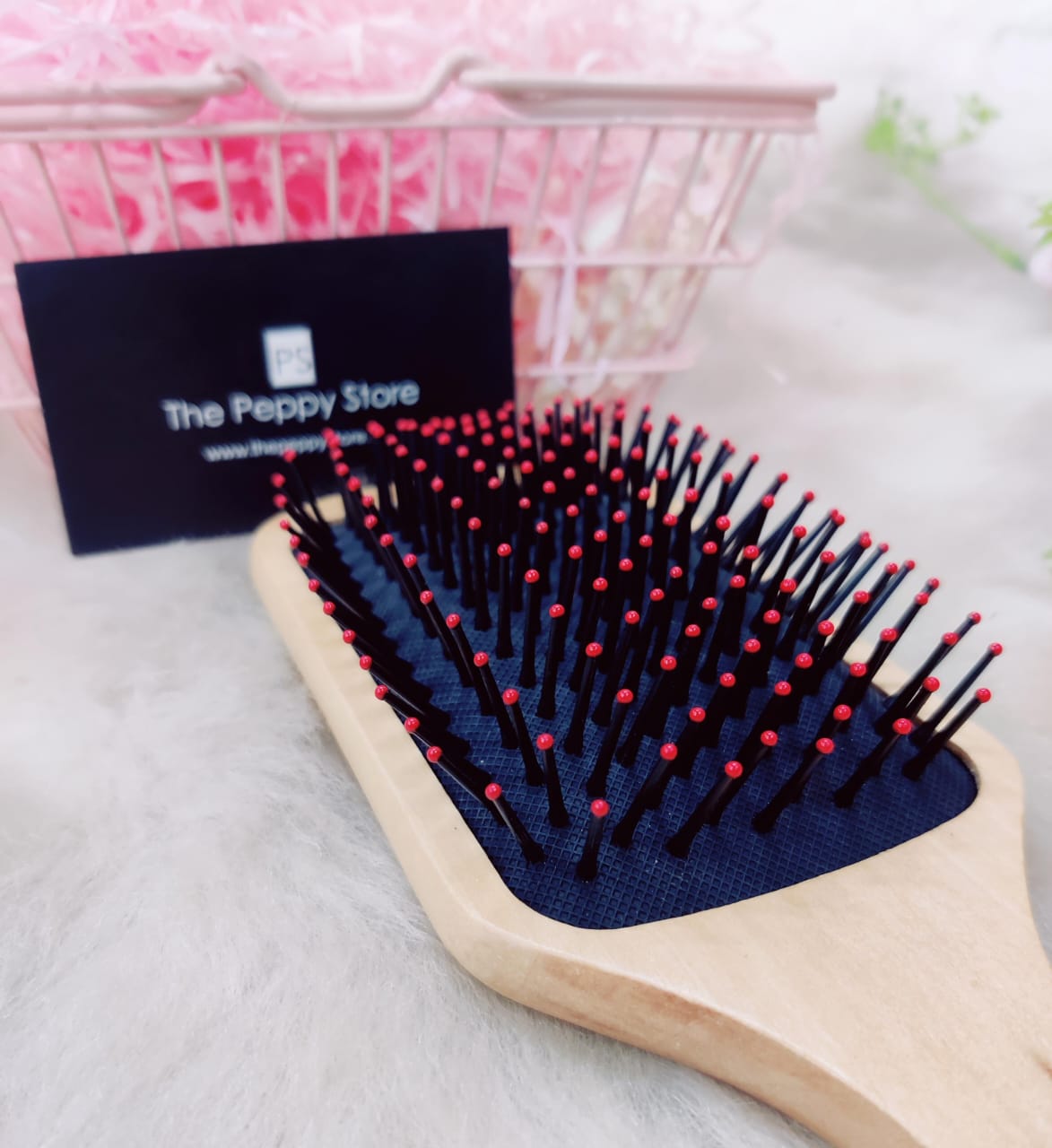 Personalised Wooden Hair Brush (No Cod Allowed On This Product) - Prepaid Orders Only