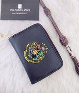 Harry Potter Mini Hogwarts Black Zipper Pouch