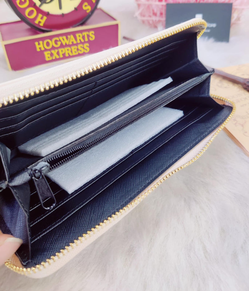 Harry Potter Hogwarts Letter Zip Around Purse Wax Stamp PU Leather Official  | eBay