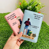 Personalised Couple Passport Cover (No Cod Allowed On This Product) - Prepaid Orders Only