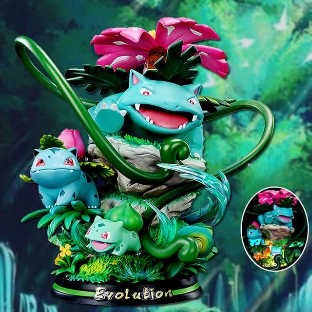 Pokemon Venusaur Collectable Figure With Lights - 24 cm (No Cod Allowed On This Product) - Prepaid Orders Only