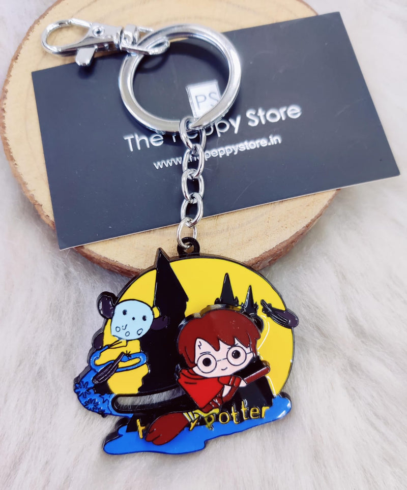 Harry Potter With Broom Sliding Keychain with Bagcharm