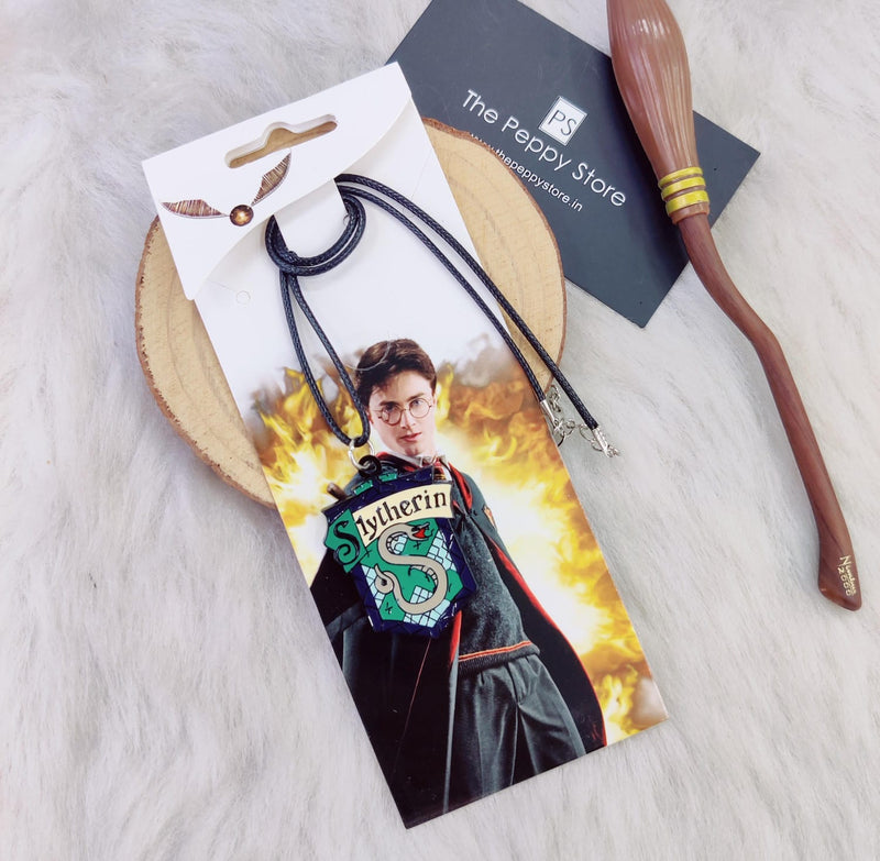 Harry Potter Inspired Crest Slytherin Neckpiece