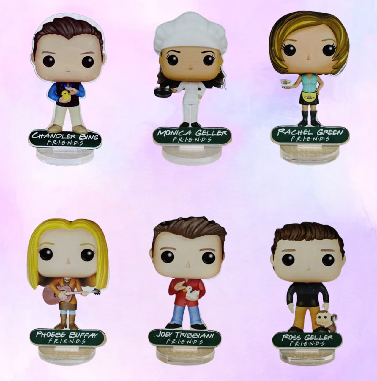 Friends TV Series Figures With Stand (Choose from DropDown) – ThePeppyStore