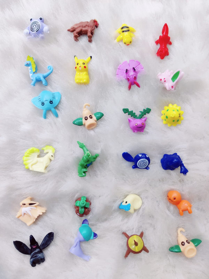 Pokemon Mini Figure Set of 144 Pcs- (Size 2-5 cm)