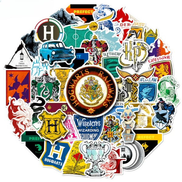 Harry Potter Collectable Stickers - Pack Of 48 Stickers