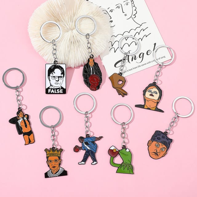 The Office Enamel Keychains (Select From Drop Down Menu)
