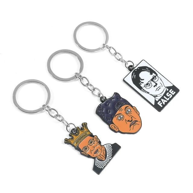 The Office Enamel Keychains (Select From Drop Down Menu)