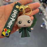 Harry Potter 3D Silicone Chibi Figure Keychain With Bagcharm and Strap (Select From Drop Down Menu)