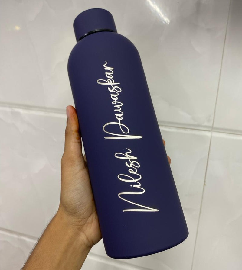 Personalised Insulated Bottle (500 Ml) - Name Engraved