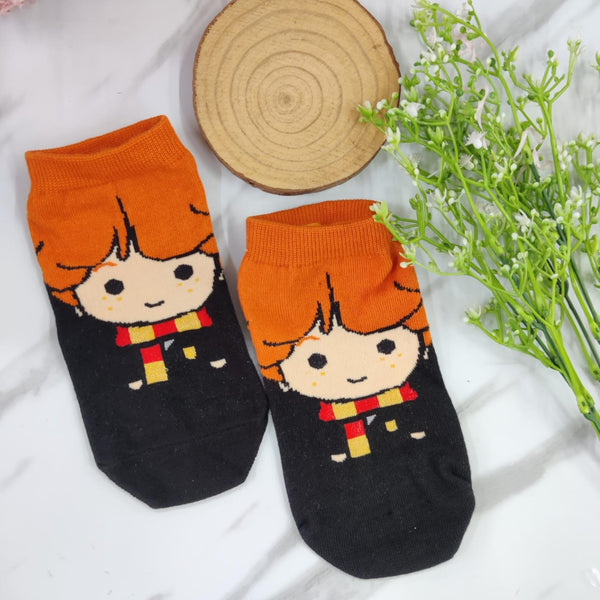 Harry Potter Character Lowcut Socks - Ron For Women (Select From Drop Down)