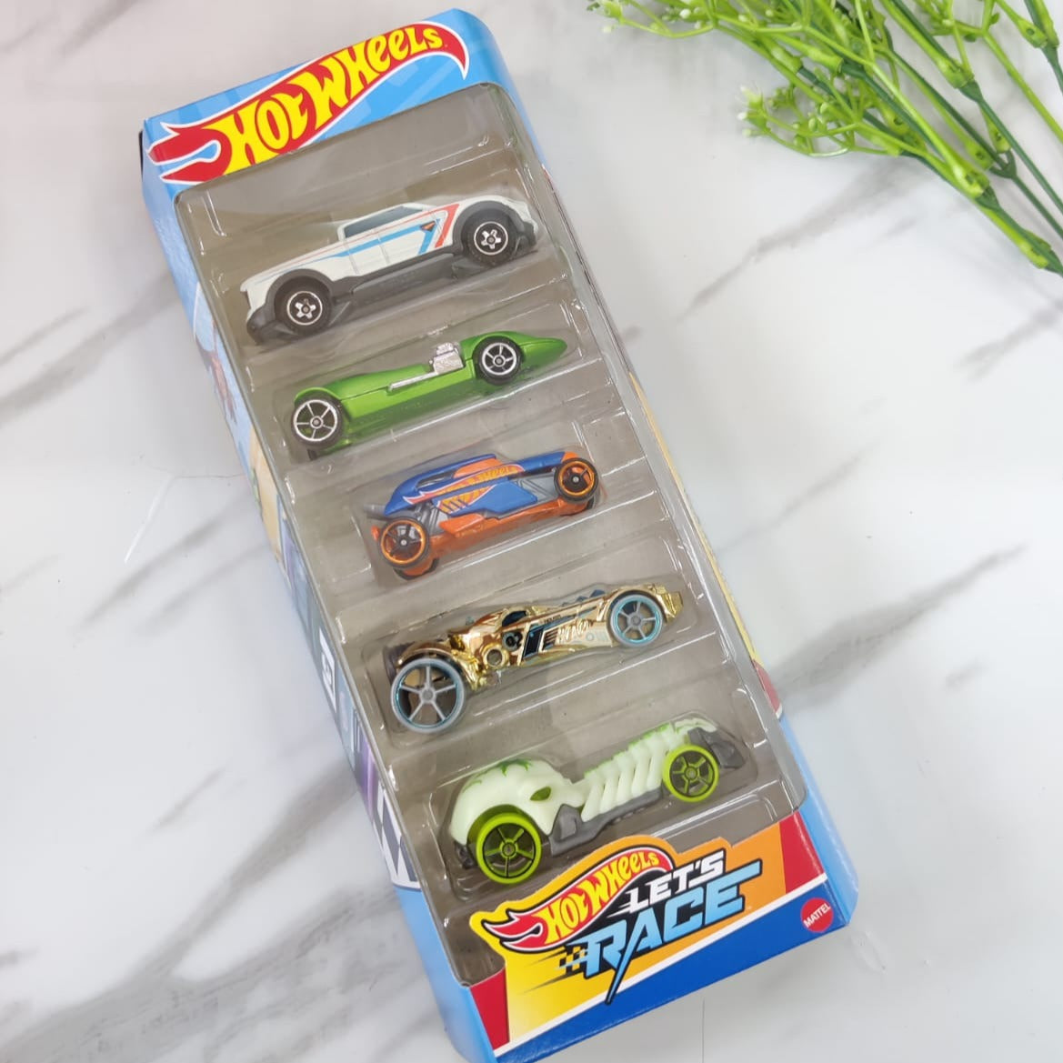 Hot Wheels Netflix Lets Race Set of 5 Vehicles Exclusive Collection