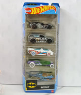 Hot Wheels Batman Set of 5 Vehicles Exclusive Collection - No Cod Allowed On this Product - Prepaid Orders Only.