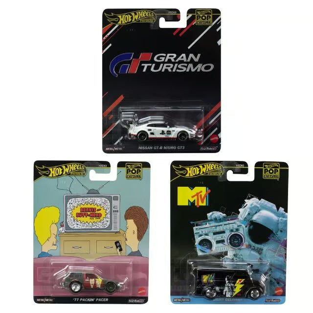 Hot Wheels Premium Pop Culture Vehicles Exclusive Collection - Select From Drop Down Menu - No Cod Allowed On this Product - Prepaid Orders Only.