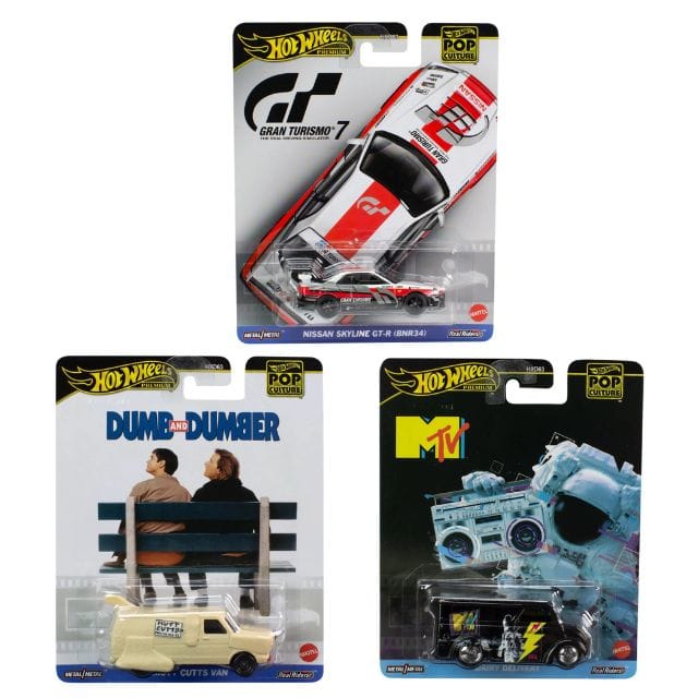 Hot Wheels Premium Pop Culture Vehicles Exclusive Collection - Select From Drop Down Menu - No Cod Allowed On this Product - Prepaid Orders Only.