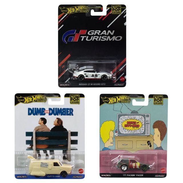 Hot Wheels Premium Pop Culture Vehicles Exclusive Collection - Select From Drop Down Menu - No Cod Allowed On this Product - Prepaid Orders Only.