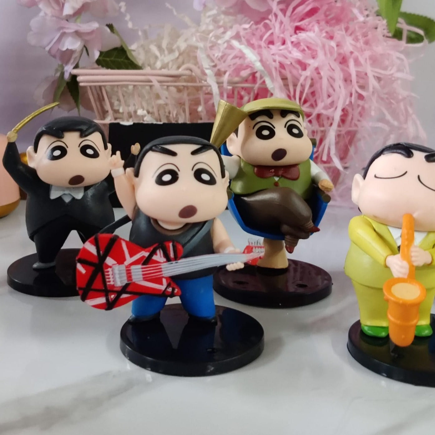 Shinchan - Orchestra Cosplay Version Set of 6 Figures