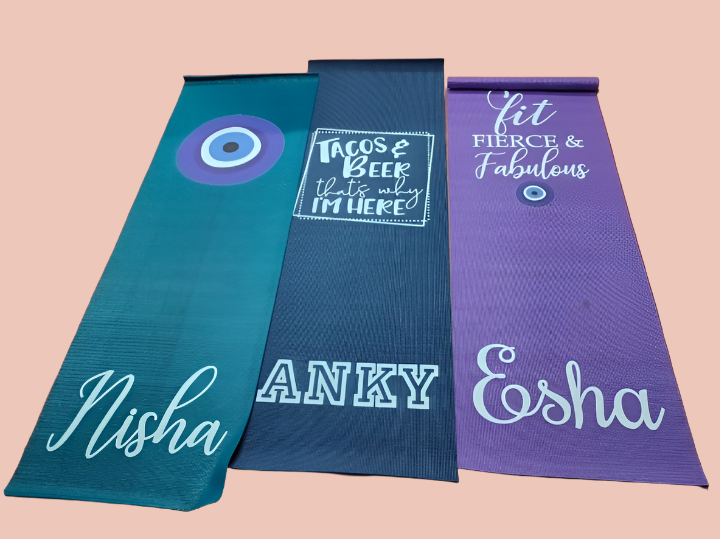 Personalized Yoga Mat (No Cod Allowed On This Product) - Prepaid Orders Only