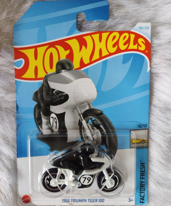 Hot Wheels 1966 Triumph Tiger 100 Vehicle Exclusive Collection - No Cod Allowed On this Product - Prepaid Orders Only