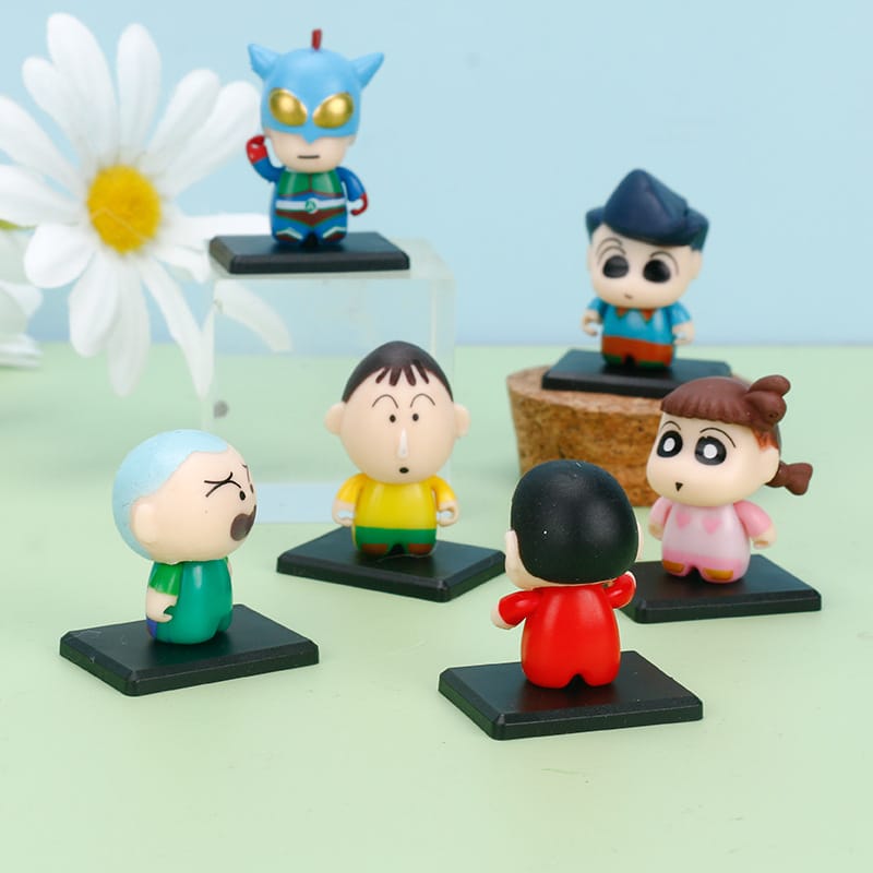 Shinchan Set of 6 Mini Figures