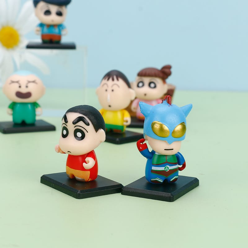 Shinchan Set of 6 Mini Figures