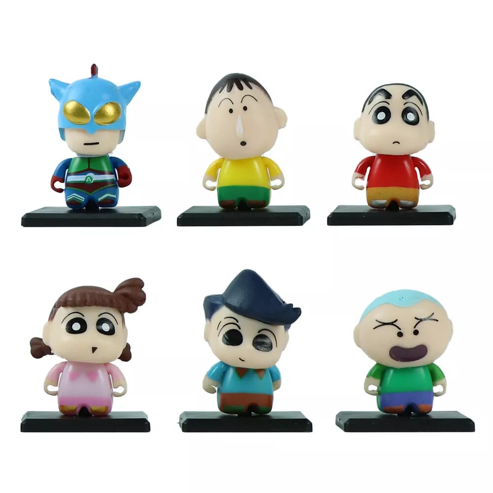 Shinchan Set of 6 Mini Figures