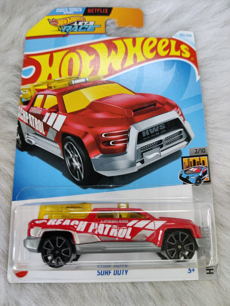 Hot Wheels Surf Duty Vehicle Exclusive Collection - No Cod Allowed On this Product - Prepaid Orders Only