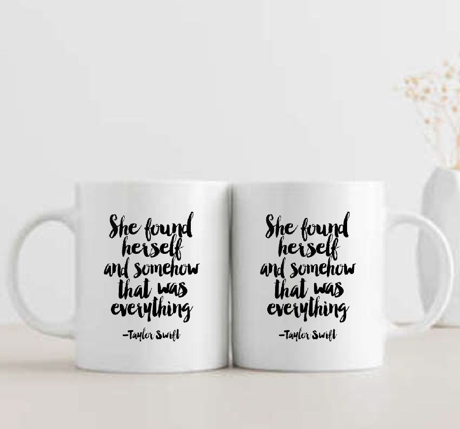 Taylor Swift Quote 3D Ceramic Coffee Mug