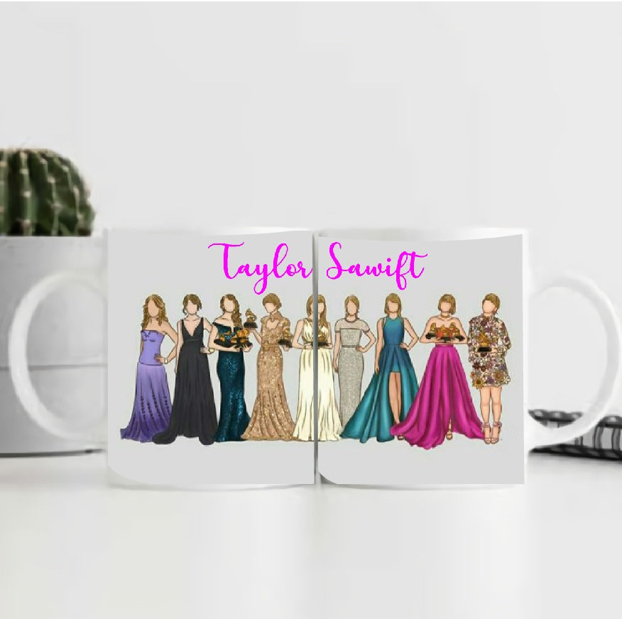 Taylor Swift Character 3D Ceramic Coffee Mug