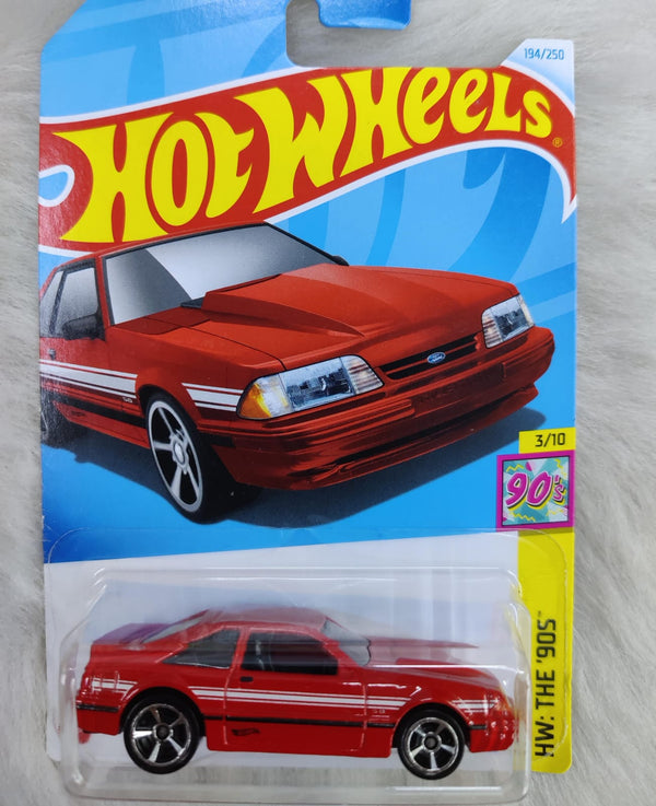 Hot Wheels '92 Ford Mustang Vehicle Exclusive Collection - No Cod Allowed On this Product - Prepaid Orders Only