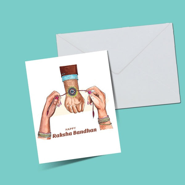 Happy Raksha Bandhan Greeting Card