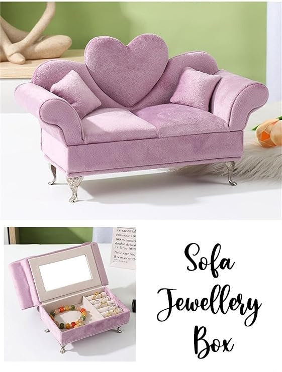 Sofa Jewellery Box - Purple