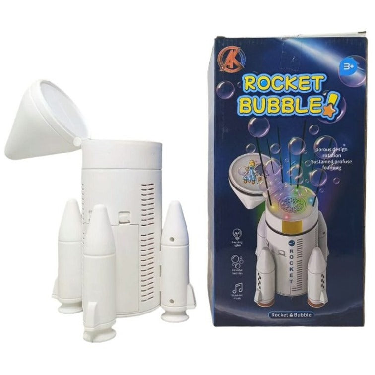 Aerospace Theme Rocket Bubble Machine