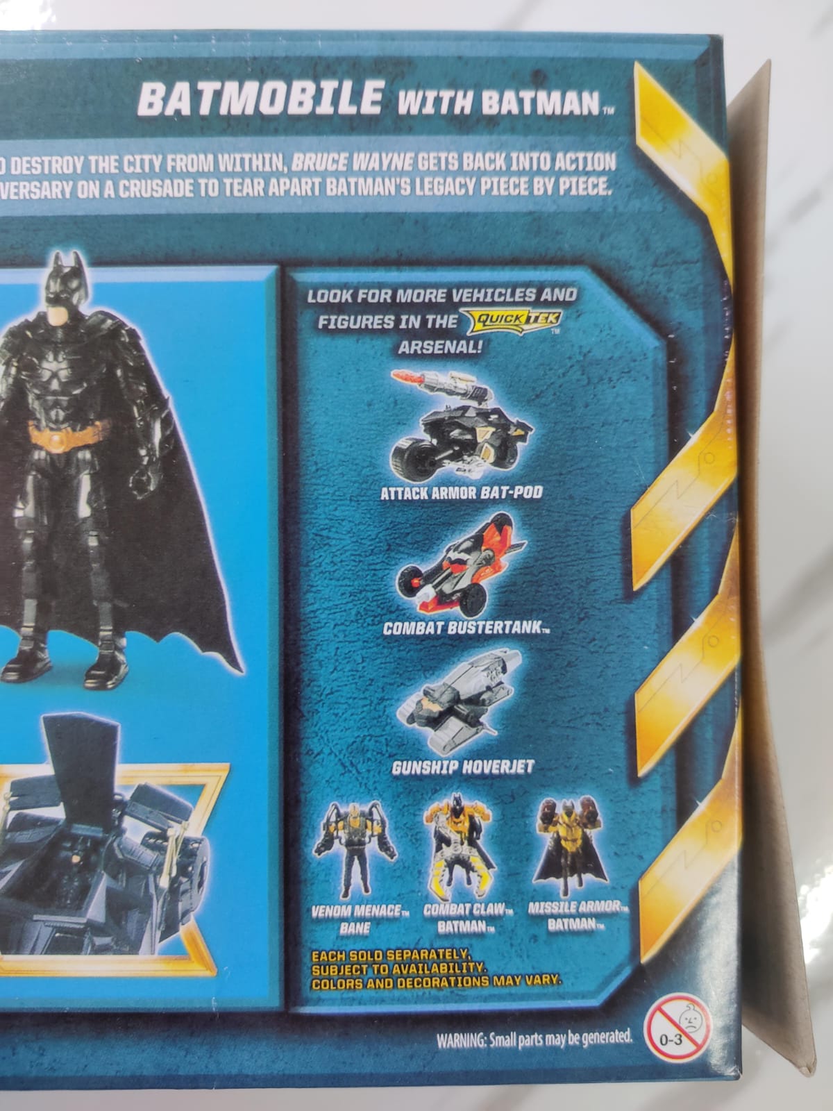 Batmobile With Batman - 'The Dark Knight Rises' Exclusive Collection - (No Cash On Delivery Allowed On This Product)- Prepaid Orders Only