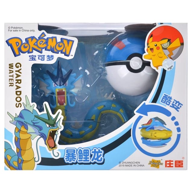 Pokemon Gyarados Cool Transform With Pokeball Collectable Figure (No Cash On Delivery Allowed On This Product) - Prepaid Order Only