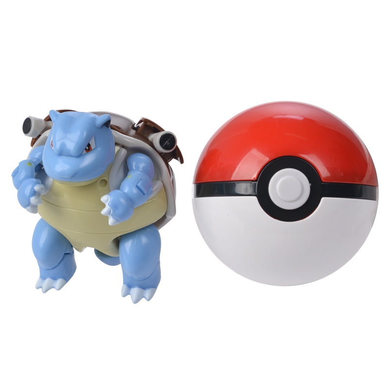 Pokemon Blastoise Cool Transform With Pokeball Collectable Figure (No Cash On Delivery Allowed On This Product) - Prepaid Order Only