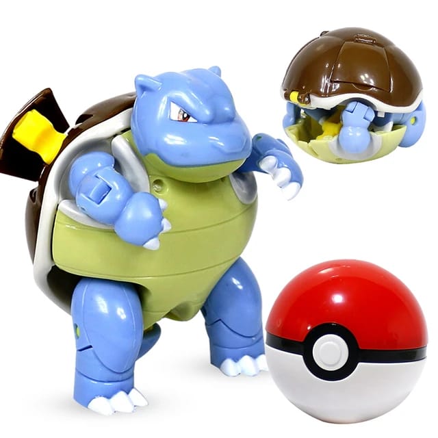 Pokemon Blastoise Cool Transform With Pokeball Collectable Figure (No Cash On Delivery Allowed On This Product) - Prepaid Order Only