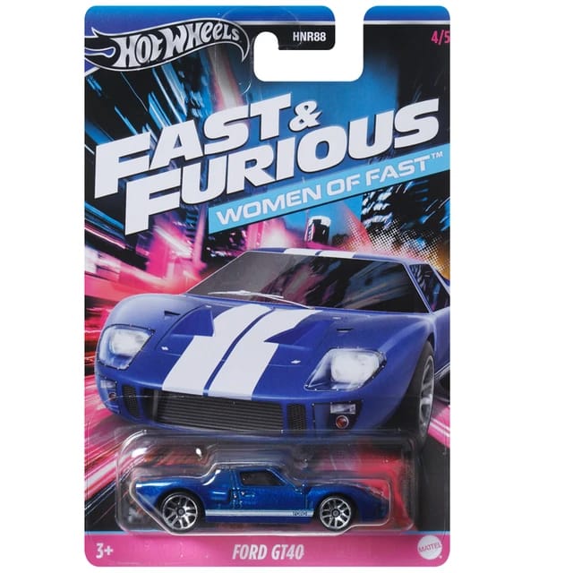 Hot Wheels Fast & Furious Ford GT40 Vehicles Exclusive Collection - No Cod Allowed On this Product - Prepaid Orders Only.