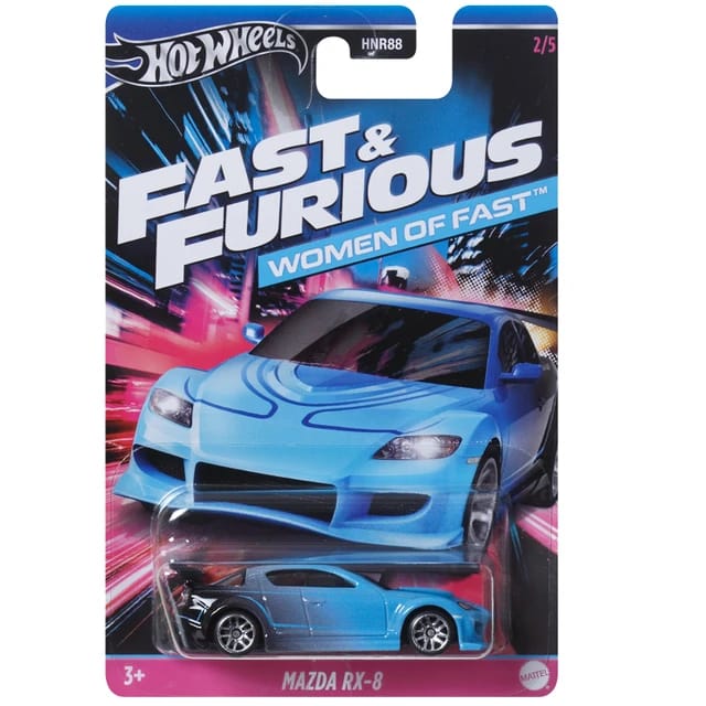 Hot Wheels Fast & Furious Mazda RX8 Vehicles Exclusive Collection - No Cod Allowed On this Product - Prepaid Orders Only.