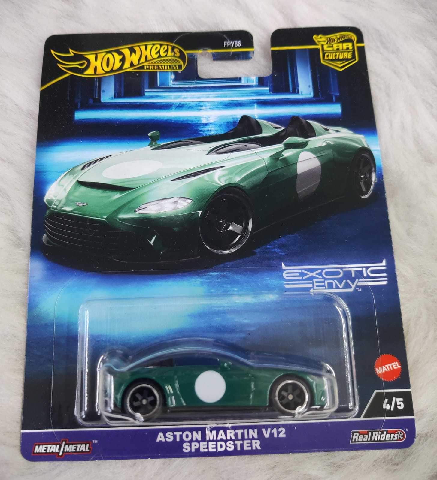 Hot Wheels Exotic Envy Aston Martin V12 Speedster Vehicles Exclusive Collection - No Cod Allowed On this Product - Prepaid Orders Only.