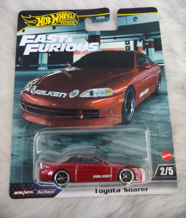 Hot Wheels Premium The  Fast And The Furious : Tokyo Drift Real Riders Toyota Soarer Vehicles Exclusive Collection - No Cod Allowed On this Product - Prepaid Orders Only.