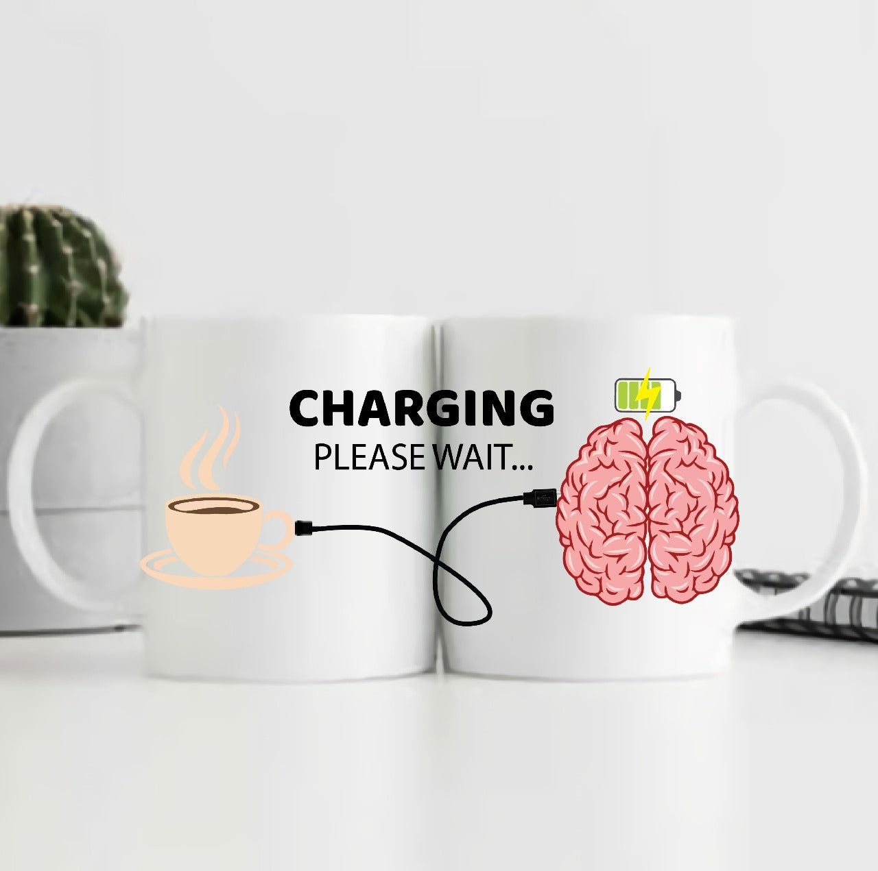 Charging Please Wait 3D Ceramic Coffee Mug